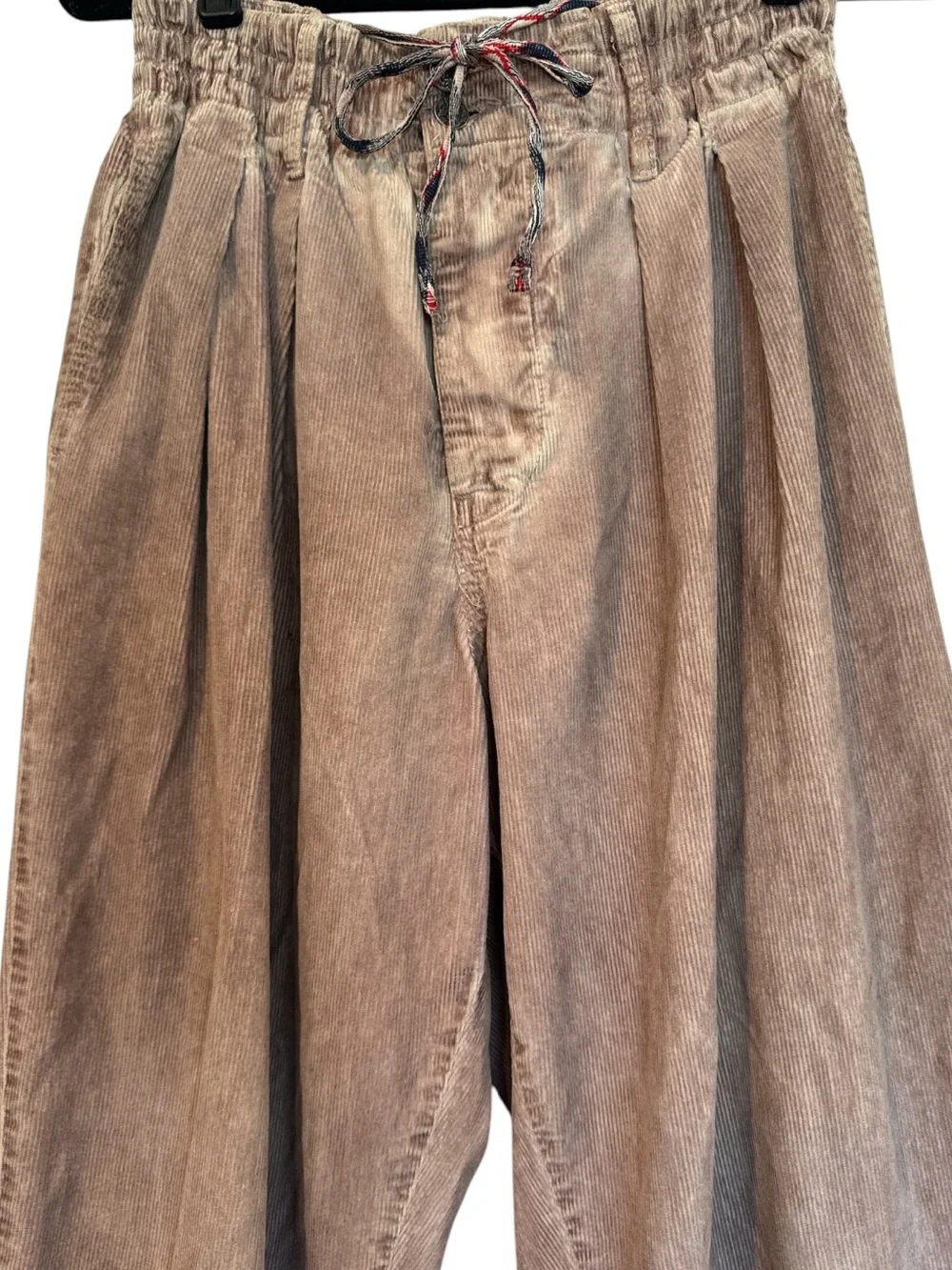 Dr. Collectors Sun Faded Cappuccino Corduroy Barrel Leg Pants Size M